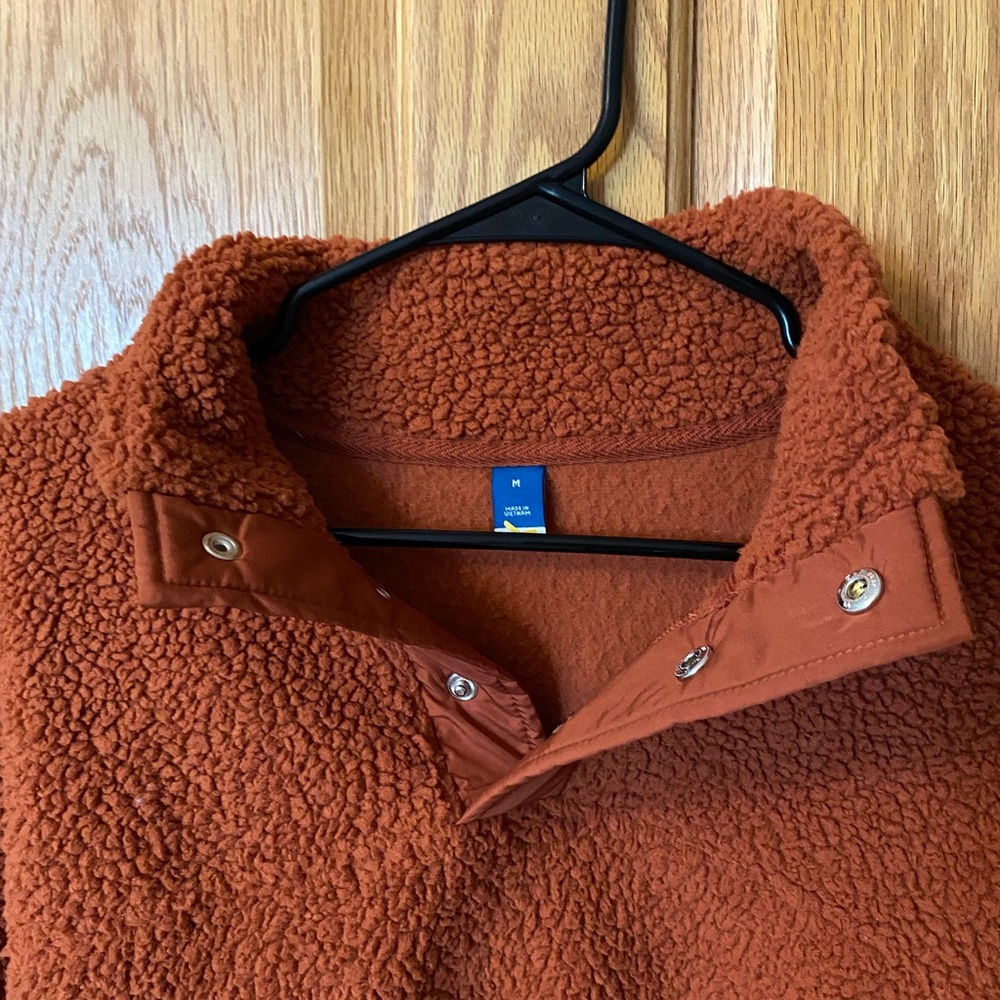 Fuzzy Rust Sweater - Picture 4 of 5